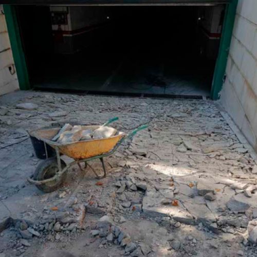 Impermeabilización hormigón impreso